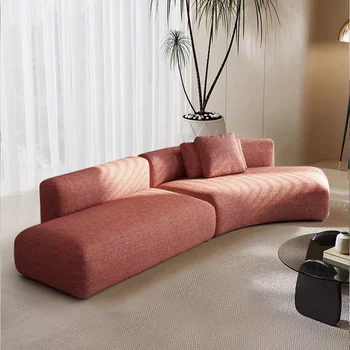 Облачный Офисный Изогнутый диван, Европейский Шезлонг, Современный чехол для дивана, Расслабляющее Игровое Канапе, Трансформируемые наборы мебели для гостиной