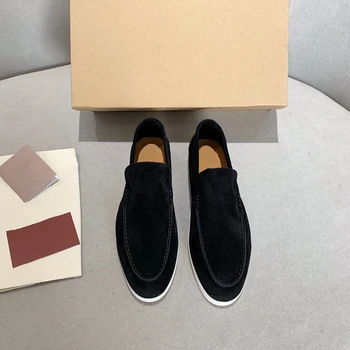 Обувь для женщин, Лоферы, мужские кроссовки, реплика 2023 года, роскошный бренд, летняя модная дизайнерская кожаная женская повседневная обувь