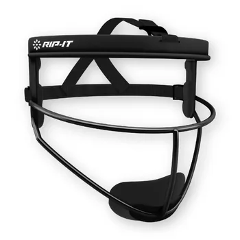 Оригинальная защитная маска полевого игрока в софтбол, черная бейсбольная маска