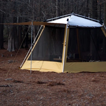 Палатка для кемпинга на открытом воздухе, Автоматическая Палатка для Беседки, Палатка для Кемпинга, Палатка для Кемпинга, Утолщенный Солнцезащитный Тент для 3-4 Человек