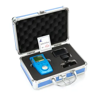 Персональный Кислородный газовый сигнализатор с питанием от батареи, Одиночный Детектор газа для обнаружения O2, монитор-детектор со звуковой световой сигнализацией