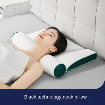 Подушка для сна от шейного позвонка, специальный шланг для защиты шеи, снотворное, Цилиндрическая подушка для сна высокого качества, моющаяся двойного назначения