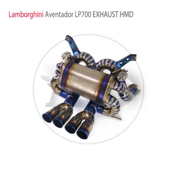 Производительность Выхлопной системы из титанового сплава HMD Catback для Lamborghini Aventador LP700 Автомодификация Клапана Глушителя