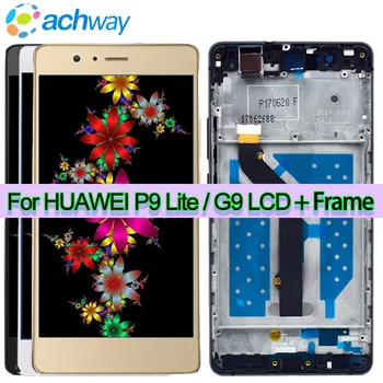 Протестировано для Huawei P9 Lite VNS-L21 VNS-L22 VNS-L23 VNS-L31 VNS-L53 ЖК-дисплей с сенсорным экраном Дигитайзер В сборе для Huawei G9 LCD