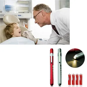Разноцветная медицинская рабочая ручка с подсветкой для оказания первой помощи, светодиодная белая или желтая ручка с подсветкой, портативный фонарик для диагностики врача и медсестры