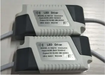 светодиодный драйвер 6-18 Вт 0-100% dimmable dimma DC12V-50V 0.3A с защитой от перенапряжения 300 мА