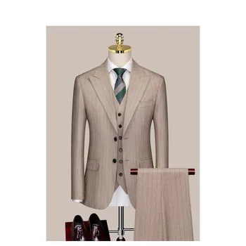 Сшитое на заказ свадебное платье жениха, блейзер, костюмы, брюки, деловые классические брюки высокого класса SA05-28999