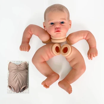 Сэнди 20 дюймов, размер готовой куклы, уже раскрашенные комплекты, реалистичная кукла с кровеносными сосудами, такая же, как на картинке, с дополнительным телом