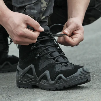 Тактические военные тренировочные ботинки для скалолазания, походная обувь, мужские нескользящие кроссовки для рыбалки, охоты, армейских фанатов, мужские кроссовки для пустыни