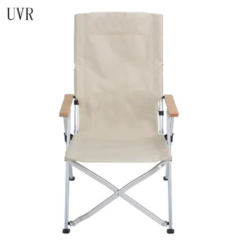Уличный складной стул UVR Explorer, Портативный ультралегкий Шезлонг, Походный пляжный стул из алюминиевого сплава, удобный стул для рыбалки