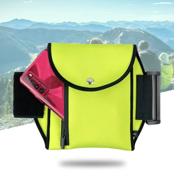 Универсальная сумка для бега Для мужчин И женщин, спортивная сумка для телефона большой емкости, набедренная сумка для марафона, треккинга, Пешего туризма, Рыбалки, велоспорта, Фитнеса