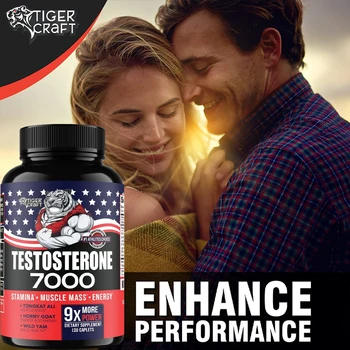 Усилитель тестостерона для мужчин, энергия и выносливость с рогатым козлом, добавка тестостерона, повышающая мужскую работоспособность, усилитель энергии