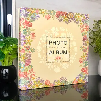 Фотоальбом в винтажном стиле, семейный 6-дюймовый складной альбом 4R, альбом на память о росте, 500 детских фотоальбомов