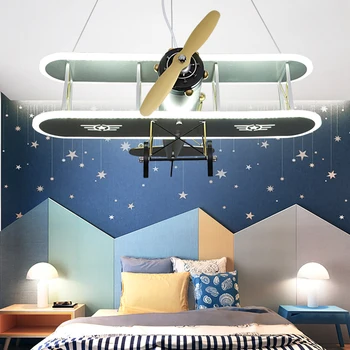 Художественная светодиодная люстра Подвесной светильник Декор комнаты в скандинавском стиле для спальни для мальчиков декоративный обеденный потолок внутреннее потолочное освещение