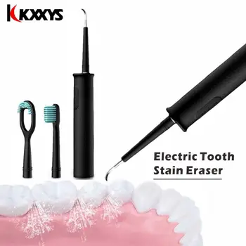 Электрический звуковой стоматологический скалер Для удаления зубного камня, пятен, зубного камня, Инструмент для отбеливания зубов, Чистка зубов, Гигиена здоровья 3-В-1