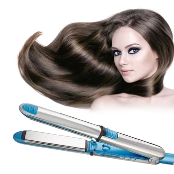 Керамический Выпрямитель Для волос Flat Iron Выпрямляет и завивает Волосы, Стайлер Для Укладки, Турмалиновый Утюжок для завивки 2-в-1